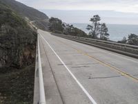 USA Mountain Road with Ocean View 002