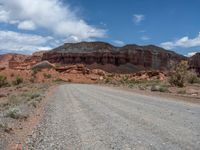 USA's Majestic Nature: Gravel Roads and Sand Streets in Capitol Reef