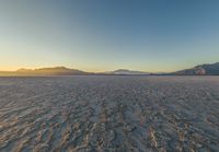 USA's Nature: Salt Lake Desert and Mountains