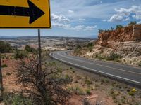 USA Nature: Scenic Utah with an Asphalt Road