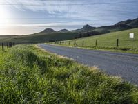 USA Nature: Scenic Road with Low Asphalt