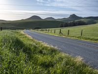 USA Nature: Scenic Road with Low Asphalt