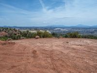 USA's Nature Track: Overlooking the Sandy Terrain