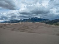 USA's Open Space: A Moody Desert Landscape at Great Sand Dunes National Park