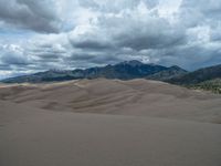 USA's Open Space: A Moody Desert Landscape at Great Sand Dunes National Park