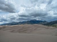 USA's Open Space: A Moody Desert Landscape at Great Sand Dunes National Park