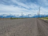 USA Power Plant: Scenic Gravel Road Surroundings