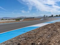 USA Race Track: Asphalt, Day, and Clouds