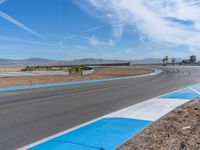 USA Race Track: Asphalt, Day, and Clouds