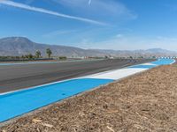 USA Race Track: Asphalt Under the Daytime Sky