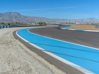 USA Race Track on a Cloudy Day