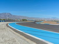 USA Race Track on a Cloudy Day