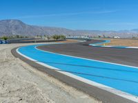 USA Race Track on a Cloudy Day