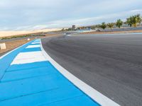 USA Race Track: A Curve in the Daytime