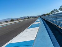 USA Race Track: A Clear Sky Day