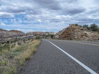 USA Road: Asphalt Against a Clear Day Sky