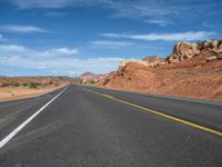 USA Road: Asphalt Surrounded by Nature