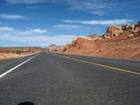 USA Road: Asphalt Surrounded by Nature