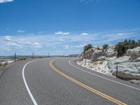 USA Road: Exploring the Head of the Rocks Under a Clear Sky