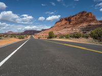 USA Road: A Landscape of Clouds and Daylight