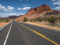 USA Road: A Landscape of Clouds and Daylight