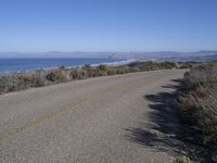 USA Road Landscape: Mountain Panoramic Ocean Views 002