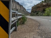 USA Road: Low Clouds over Utah Mountain