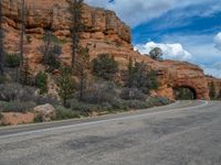 USA Road: Scenic Byway 12 with Red Rock Landscapes