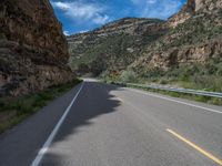 USA Road Shadow: Exploring the Colorado Landscape