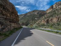 USA Road Shadow: Exploring the Colorado Landscape