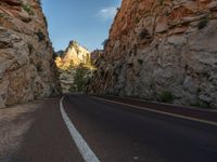 USA Road in the Shadow of Zion National Park: Where Clouds Meet Mountains