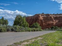 USA Road Trip: Cloud-Filled Sky and Nature's Beauty