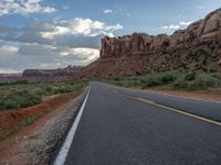 USA Road: Winding Through a Picturesque Canyon