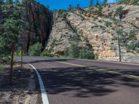 USA Road: Exploring Zion National Park's Mountains and Clouds