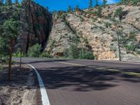 USA Road: Exploring Zion National Park's Mountains and Clouds