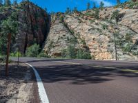 USA Road: Exploring Zion National Park's Mountains and Clouds