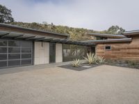 Rural House in the USA: A Gloomy Day with a Grey Sky