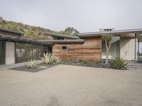 Rural House in the USA: A Gloomy Day with a Grey Sky