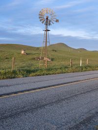 USA's Rural Road: Asphalt, Trees, and Grass Surface