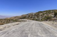 USA Rural Scenery: Asphalt Road through Mountain Pass