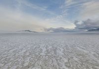 USA Salt Lake Desert: Open Space and Salt Flats