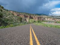 USA's Straight Road: Surrounded by Majestic Mountains