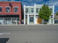 USA Town: Charming Hotel with Clouds as a Backdrop