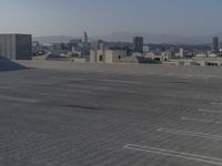 USA Urban Landscape: Asphalt Road in the City