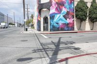 USA Urban Life: Colorful Mural 002