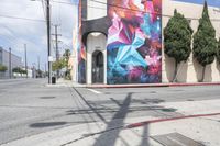 USA Urban Life: Colorful Mural 003