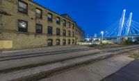 USA Urban Night: Roads and Light Trails