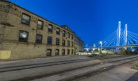 USA Urban Night: Roads and Light Trails