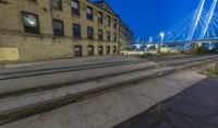 USA Urban Night: Roads and Light Trails