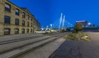 USA Urban Night: Roads and Light Trails